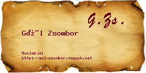 Gál Zsombor névjegykártya